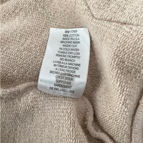 Frank & Eileen Tee Lab Side Zip Fleece Jacket In Dirty Ballerina Size Small - Picture 15 of 15